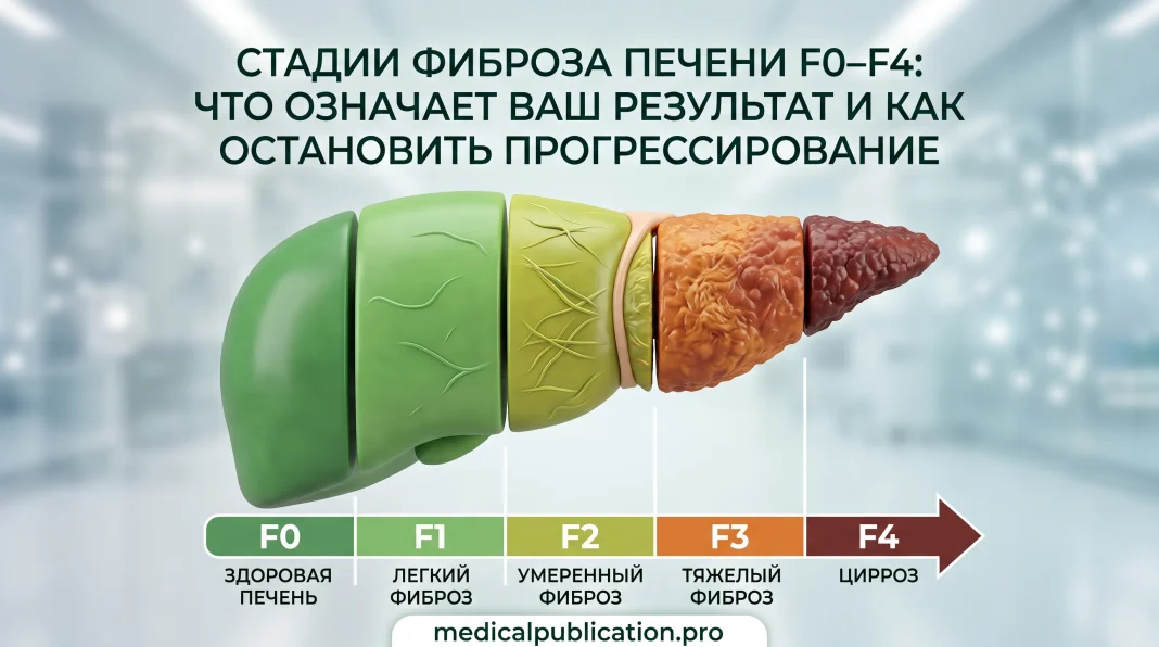 Стадии фиброза печени F0–F4: что означает ваш результат и как остановить прогрессирование