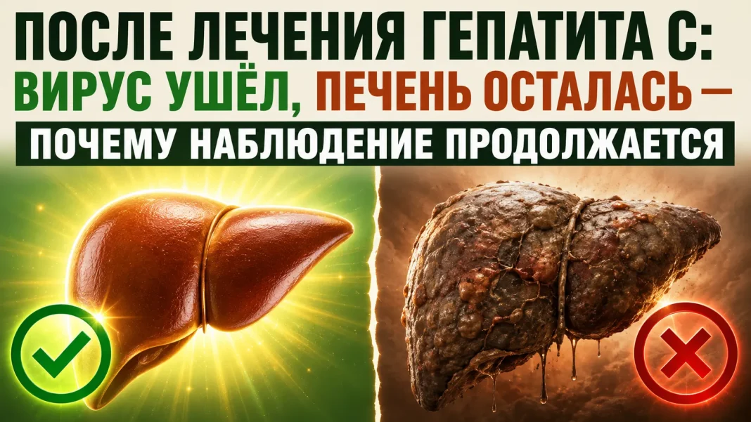 После лечения гепатита C: вирус ушёл, печень осталась — почему наблюдение продолжается